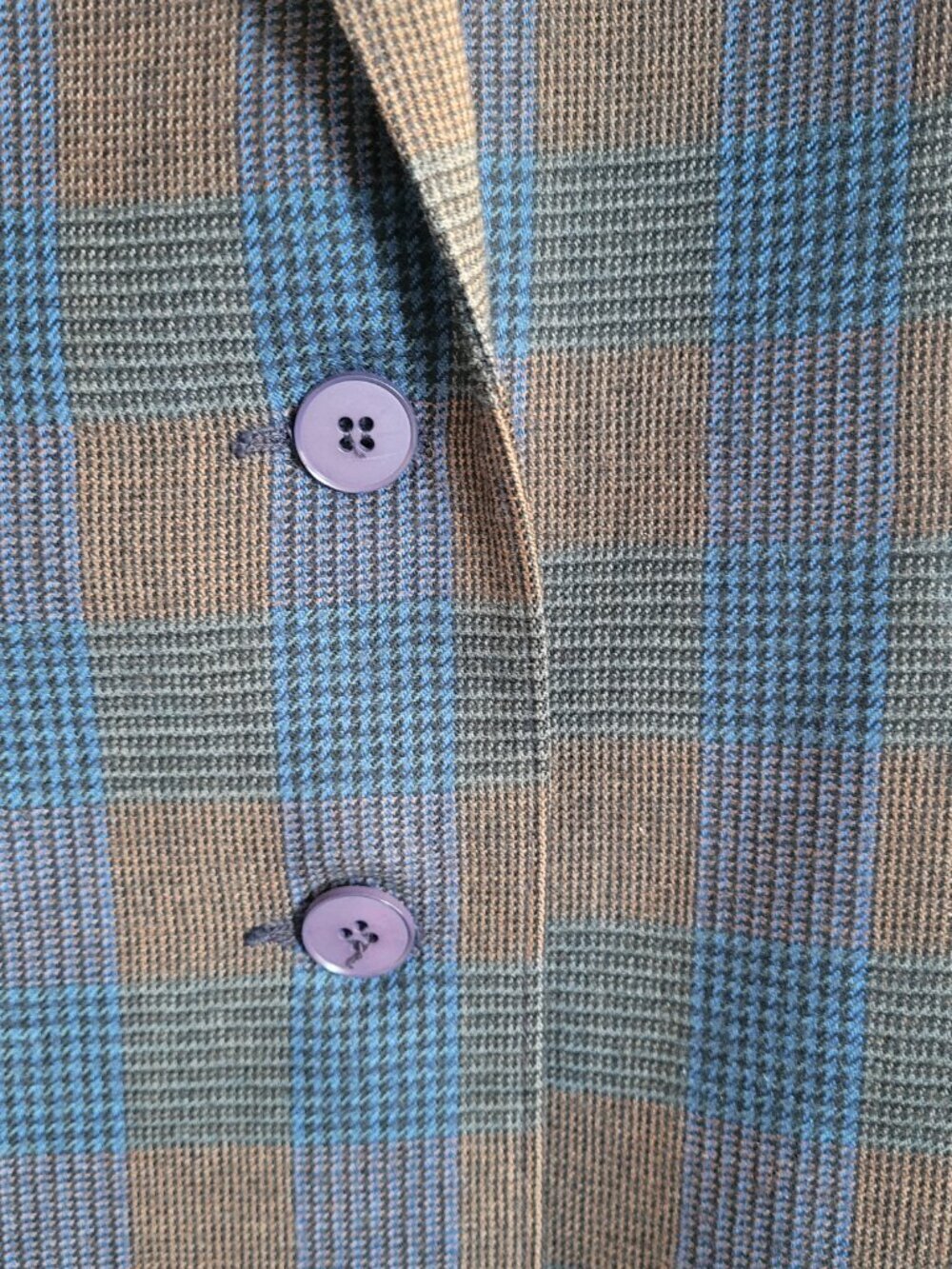 Vintage NORGAL LTD. New York Men’s 100% Wool Plaid Sport Coat Blazer 38R - Picture 6 of 16